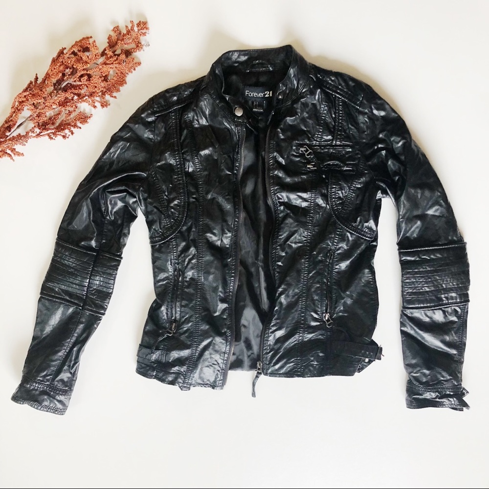 Forever 21 faux leather jacket
